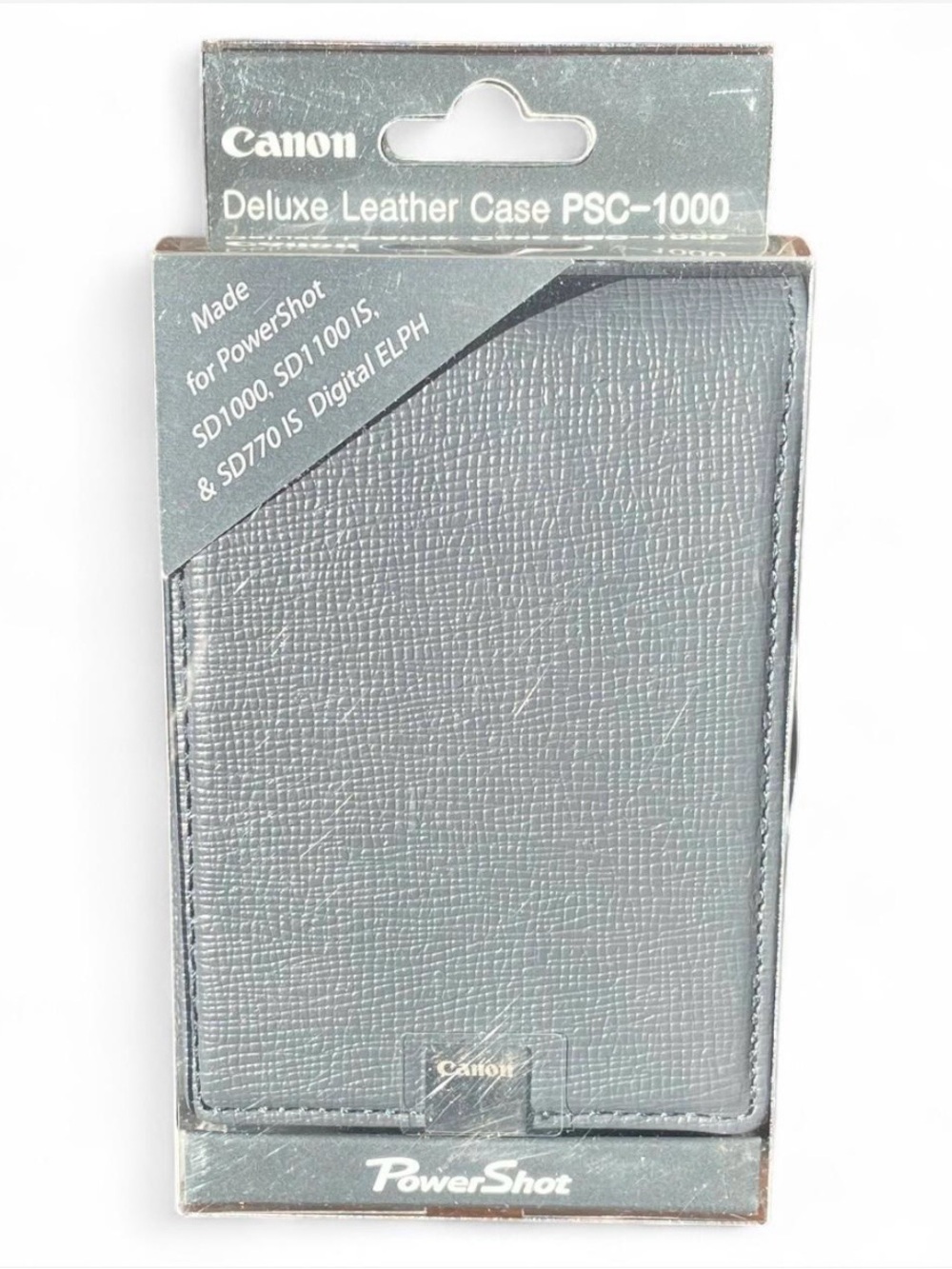 Canon Deluxe PSC- 1000 Carrying Case Digital Camera Black Leather NEW